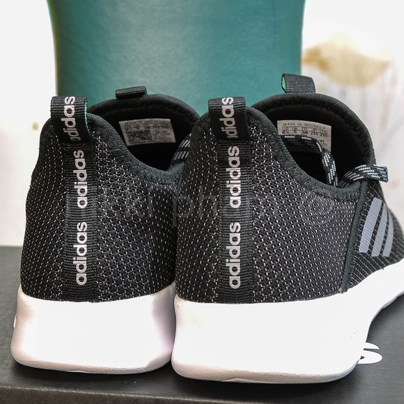 adidas women cloud foam shoes  in black - Picture 3 of 4